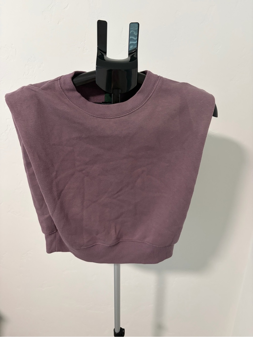 Target Sleeveless Crewneck Sweatshirt in Plum size medium